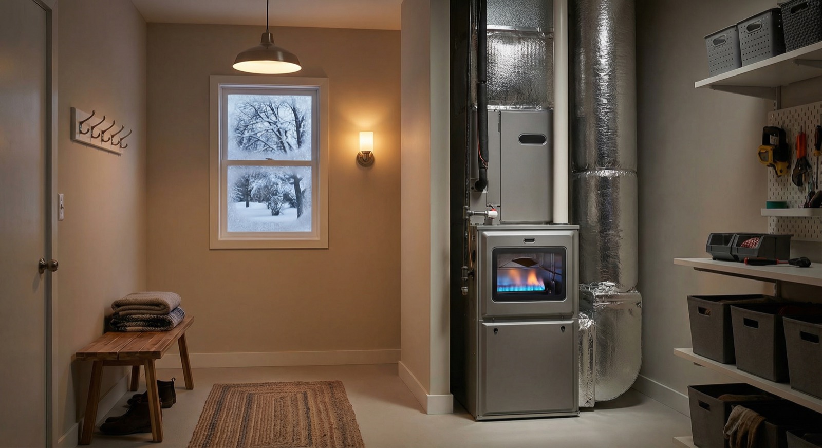 Furnace maintenance and heating inspection